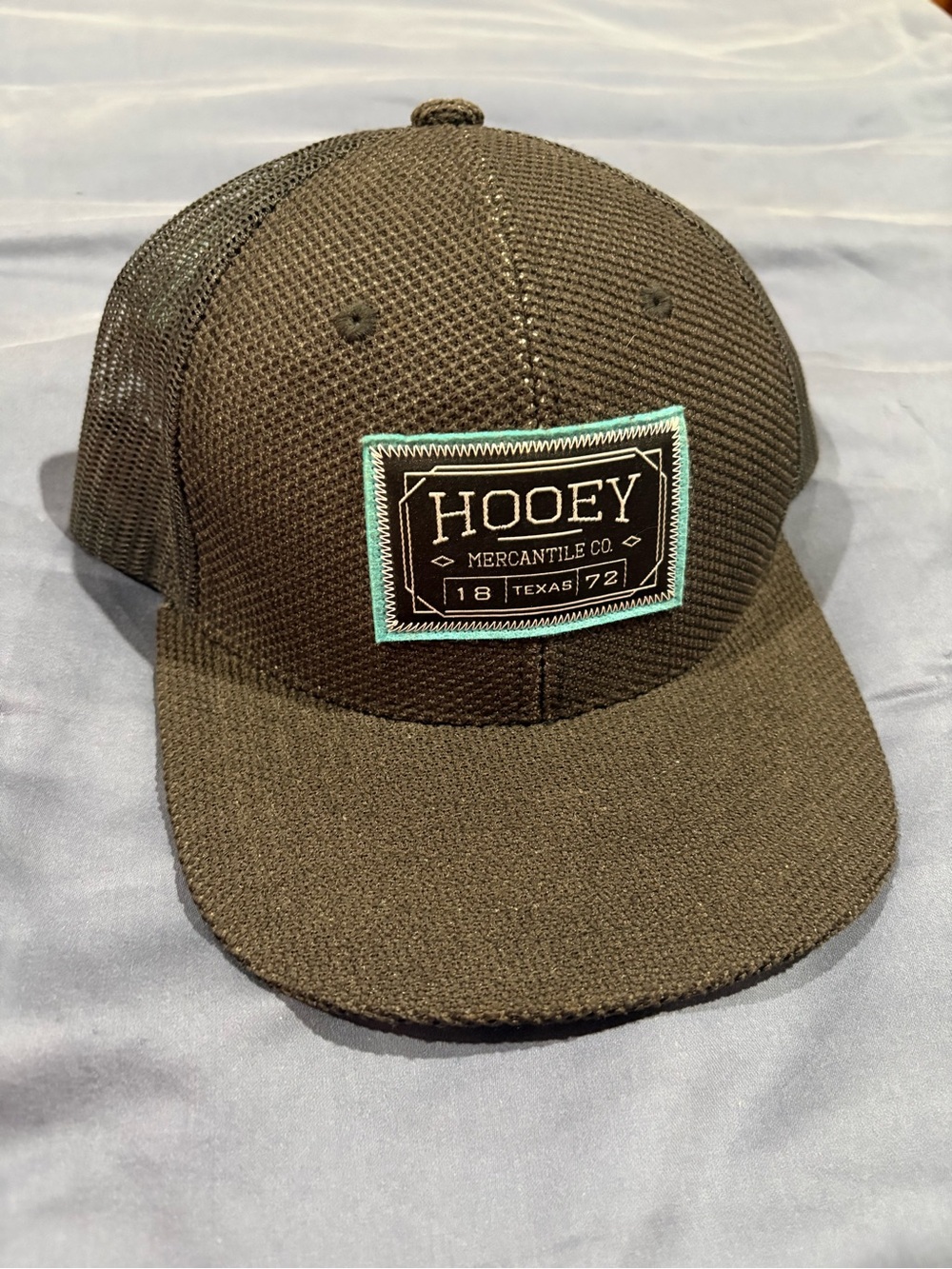 Hooeykids Mesh Snapback with Teal Patch Trim